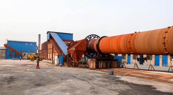 Zinc oxide rotary kiln