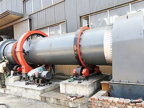 Hebei 1.6×8m Rotary Kiln Steel Slag Calcination Production Line